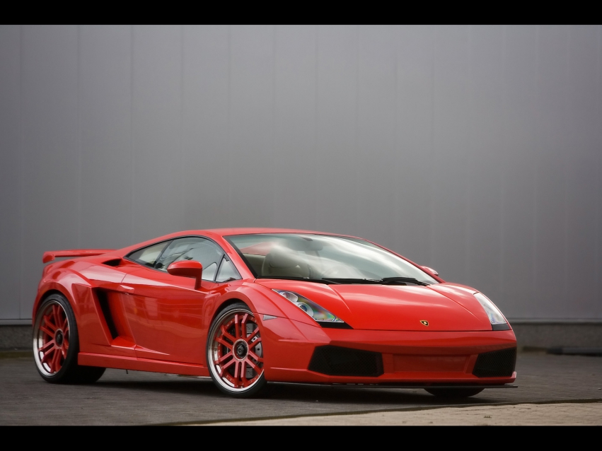 Auto wallpapers Lamborghini IMSA Lamborghini Gallardo GTV Red 2007
