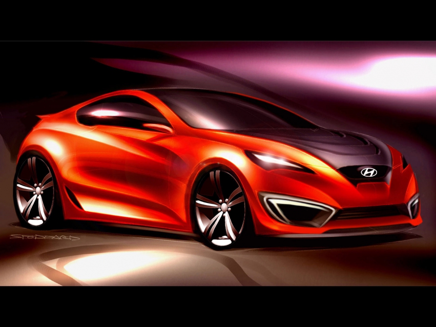 Auto wallpapers Hyundai Hyundai Genesis Coupe Concept (2007)