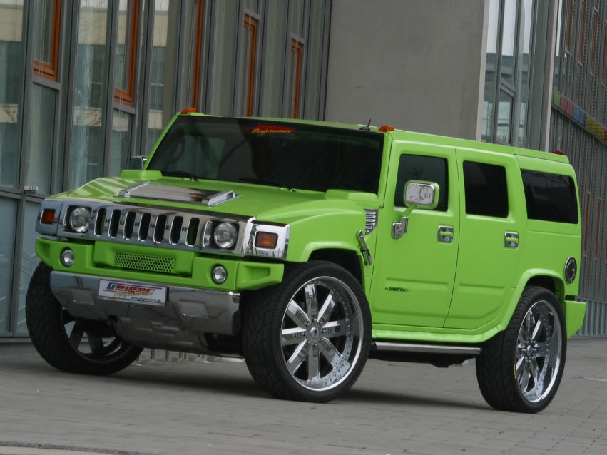 Auto wallpapers Hummer 2005 GeigerCars Hummer H2 Maximum Green