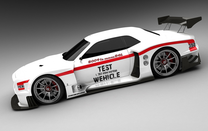 Auto wallpapers Dodge Dodge Challenger Vizualtech LeMans-ready