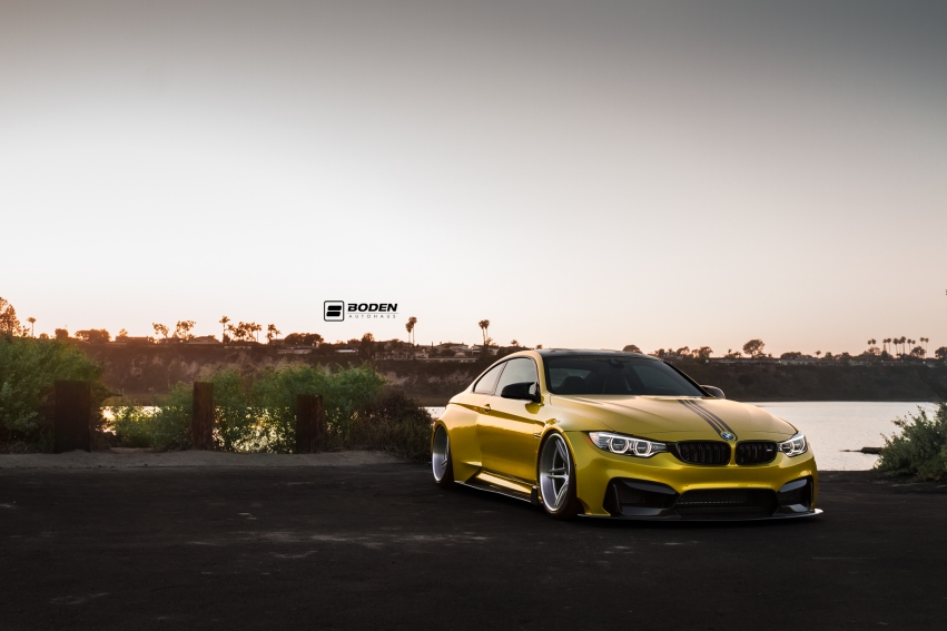 Auto wallpapers BMW BMW M4 Widebody Austin Yellow
