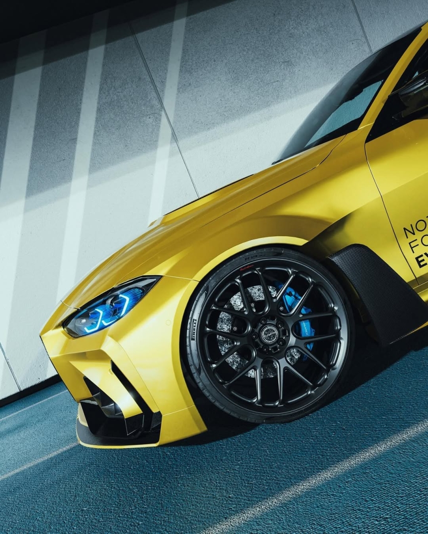 BMW BMW M4 Widebody Austin Yellow