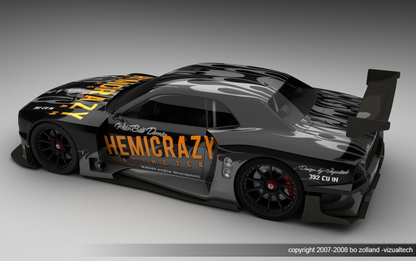 Auto wallpapers Dodge Dodge Challenger Vizualtech LeMans-ready