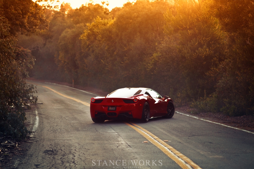 Auto wallpapers Ferrari 458 Italia with HRE 505 Vintage Series Wheels