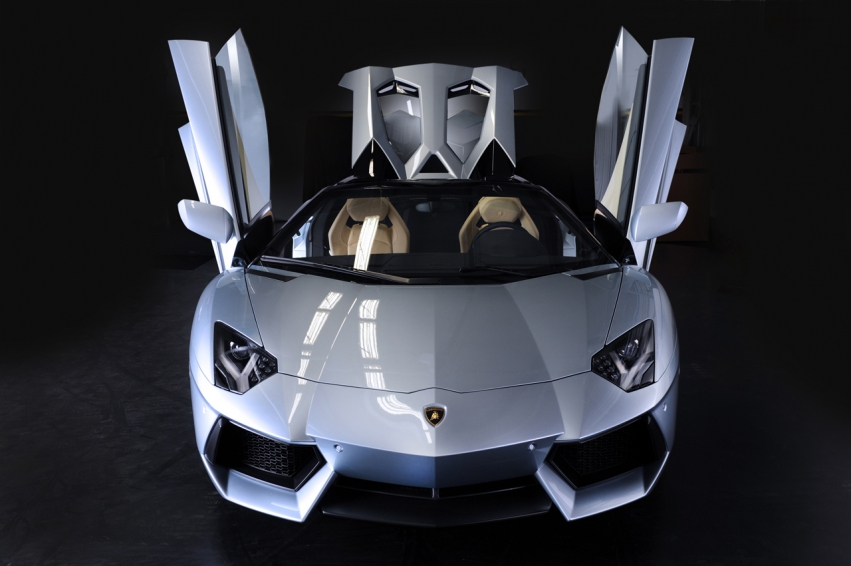 Auto wallpapers Lamborghini Aventador LP700-4 Roadster 2012