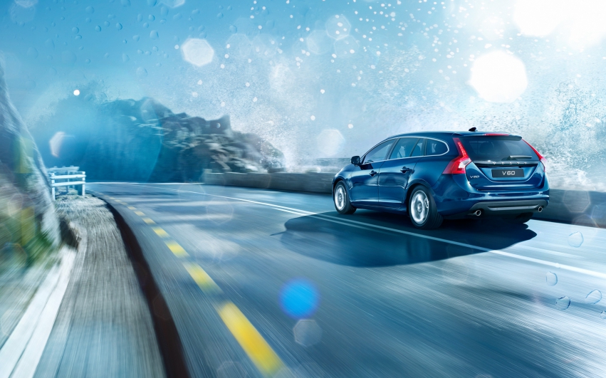 Auto wallpapers Volvo V-60 2012